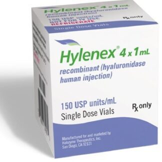 A box of hylenex is shown.