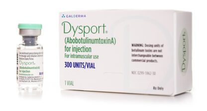 A box of dysport for injection.