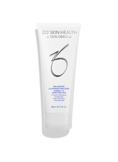 A white tube of zo skin health lotion.