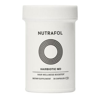 A container of nutrafol is shown.